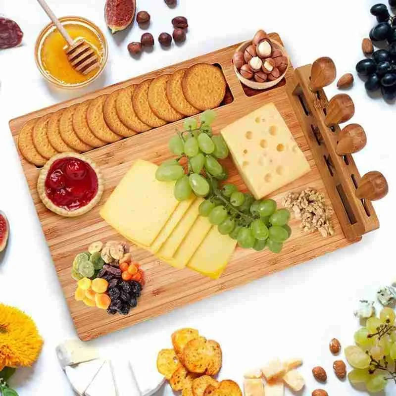 Bamboo Cheese Board Set: The Perfect Addition to Your Next Gathering