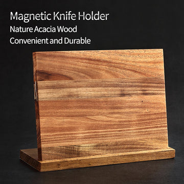 XINZUO Magnetic Knife Holder - Acacia Wood