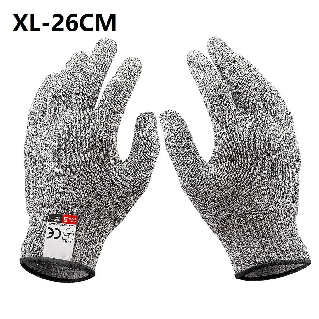 Cut-Resistant Gloves - High Level 5 Protection HPPE - Grey