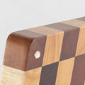 Checker Wood Cutting Board