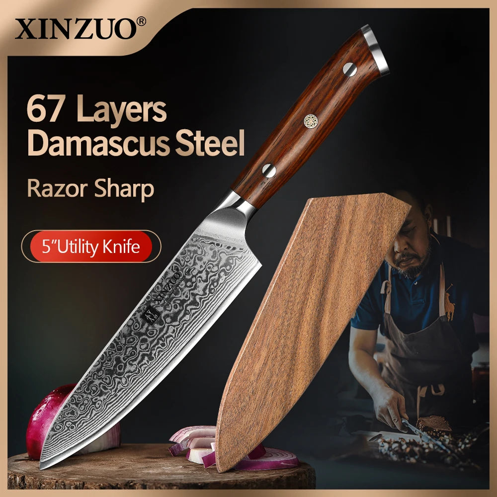 XINZUO 5'' Inch Utility Knife