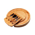 Bamboo Cheese Board Set