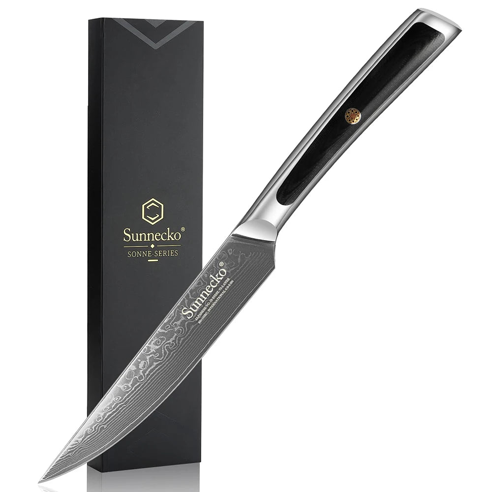 Ultra Sharp 73-Layered Damascus Steel Steak Knife
