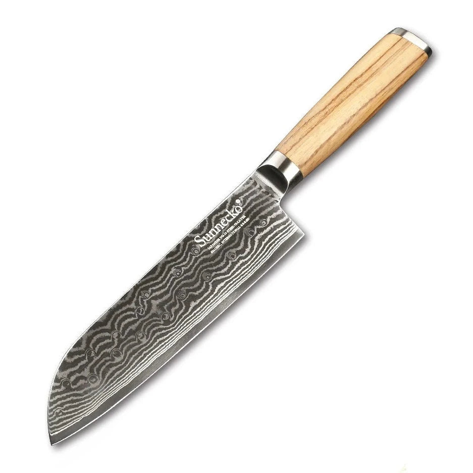 7'' Wooden Handle Kitchen Knife