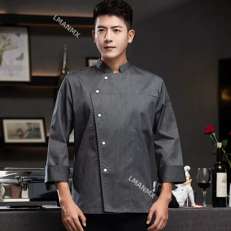 Unisex Chef Jacket Restaurant Uniform