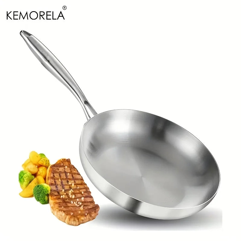 Kemorela Stainless Steel 5 Ply Professional Grade Pans