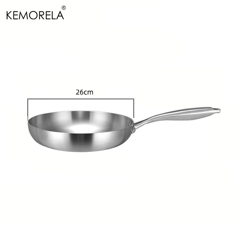 Kemorela Stainless Steel 5 Ply Professional Grade Pans