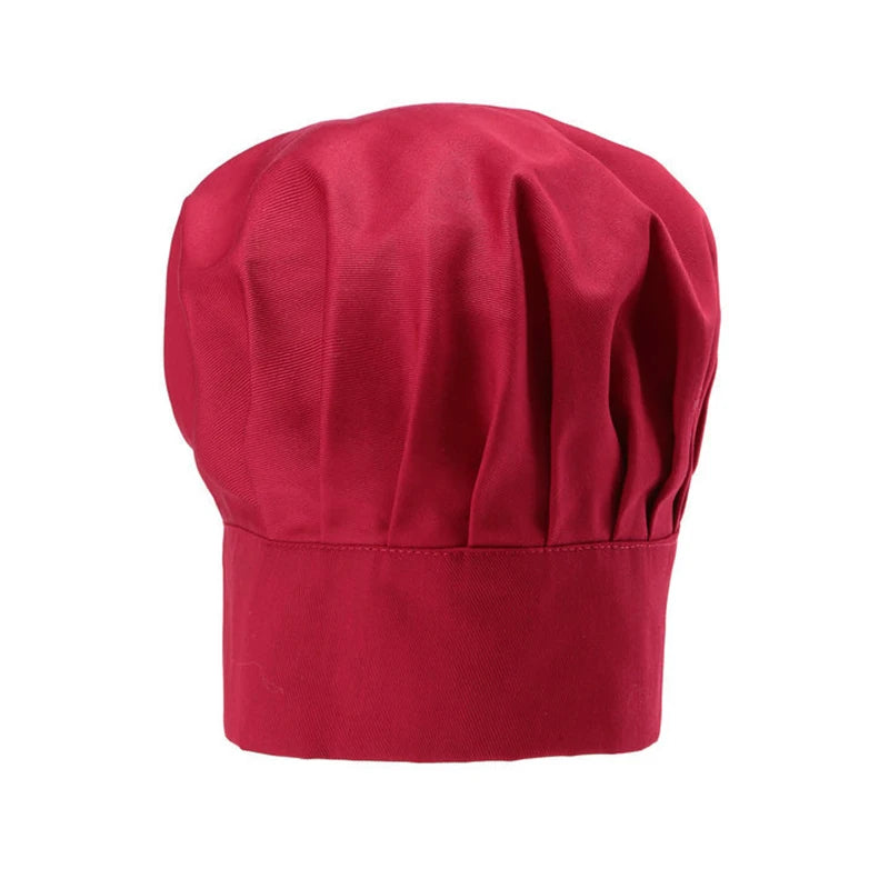 Kitchen Elastic Chef Cap