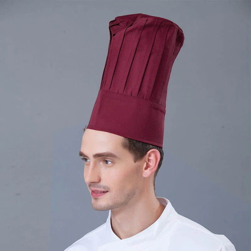 Kitchen Elastic Chef Cap