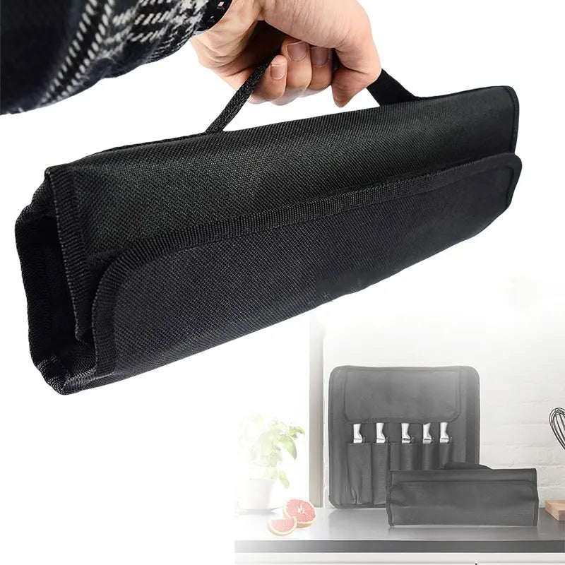 Chef Knife Roll Bag With 5 Slots