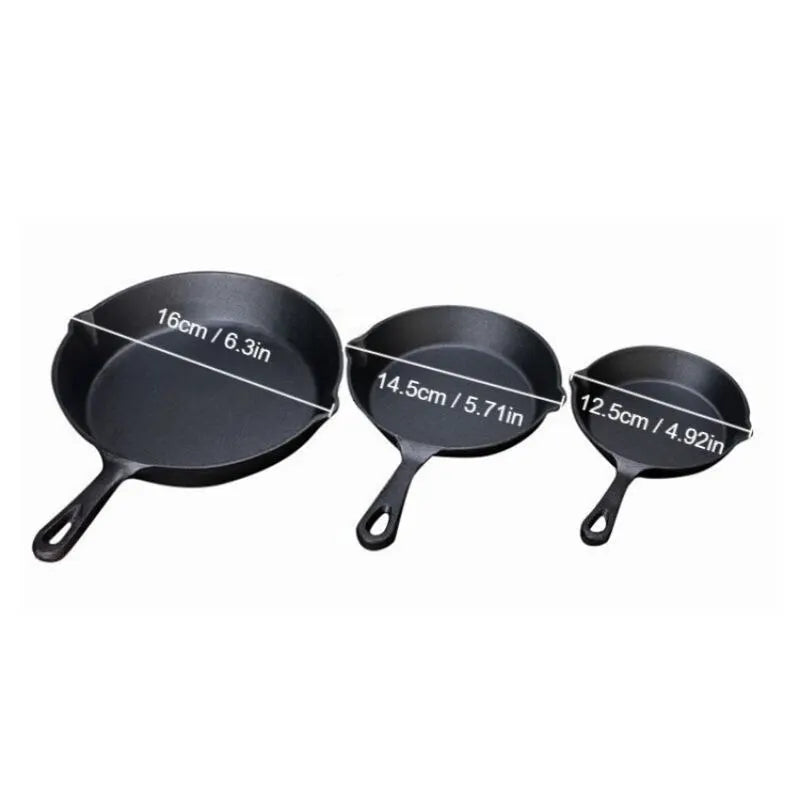 Cast Iron Frying Pan - Uncoated
