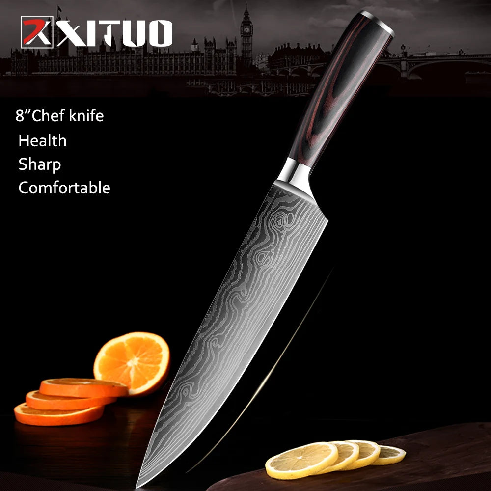 XITUO - 8“ Santoku Chef Knife