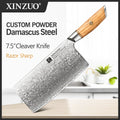 XINZUO 1 to 8-Piece Kitchen Knife Set - 73-Layer Custom Damascus Steel