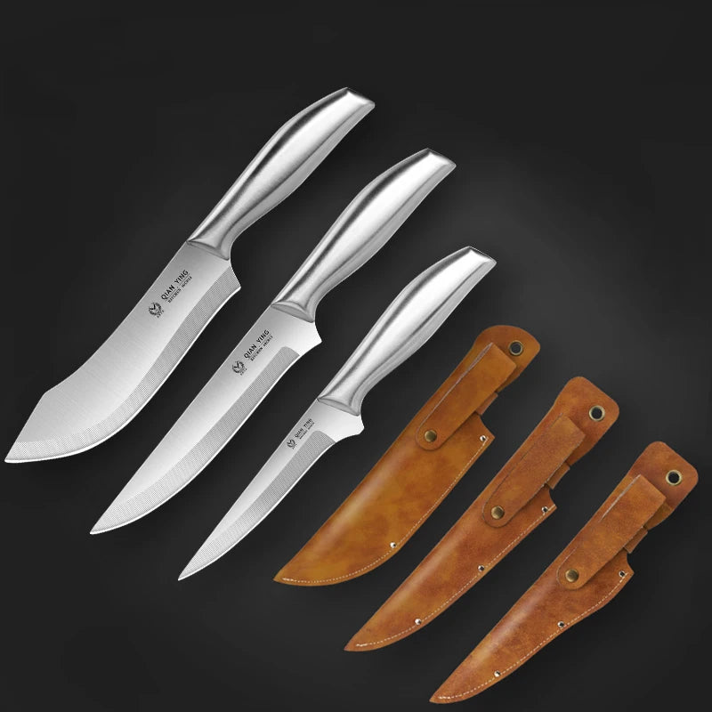 1-3 Piece Stainless Steel Boning Knives - Commercial Grade